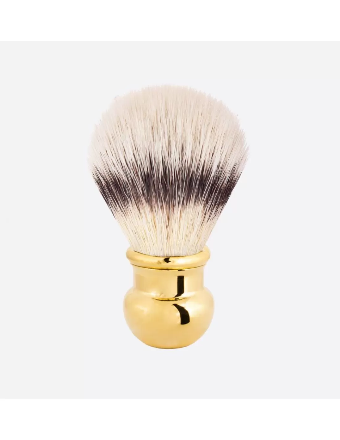 Cheap Blaireau Fibre "Blanc Haute Montagne" Finition Or - Boule Blaireaux De Rasage Fibres