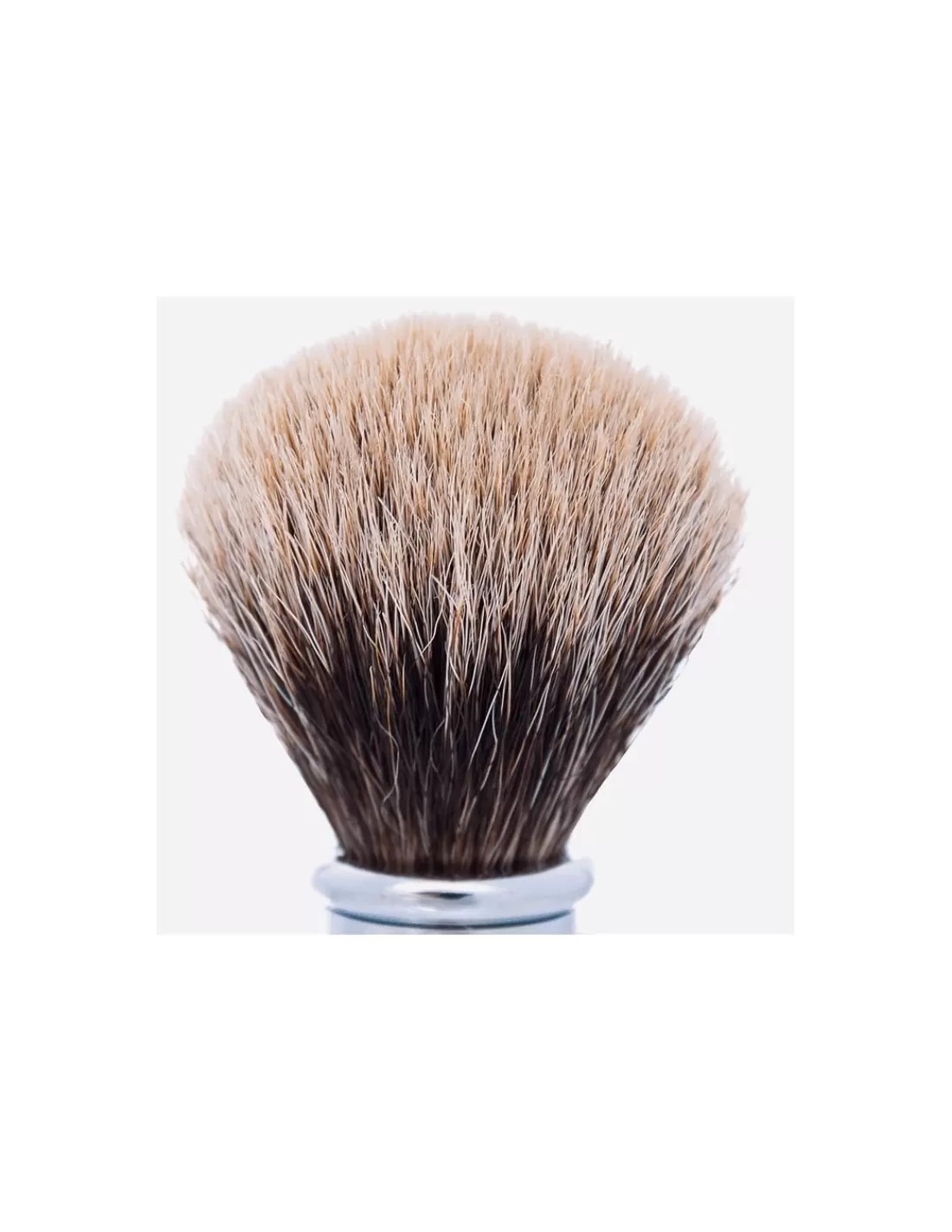 Online Blaireau Joris Bois D'Olivier Et Chrome - Gris Europeen Blaireaux De Rasage Naturels